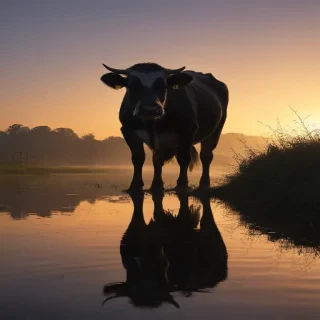 cow silhouette