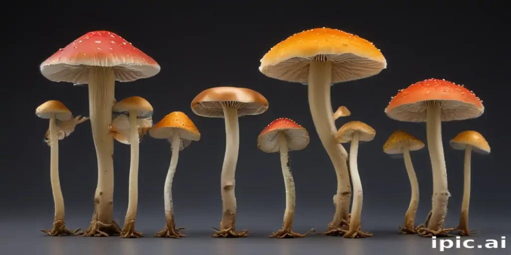 thin stemmed mushroom