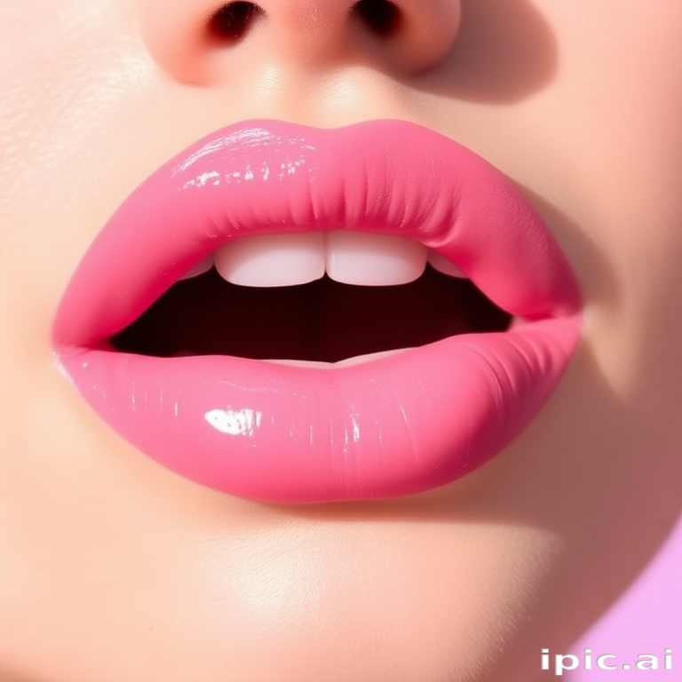 Playful "Bubblegum Pop" ombré lip duo combining pastel pink and lavender shades for a fun, youthful look, with a creamy formula that blends seamlessly