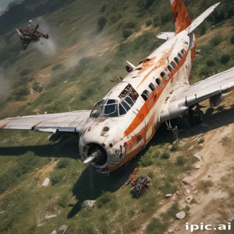 crashed plane png