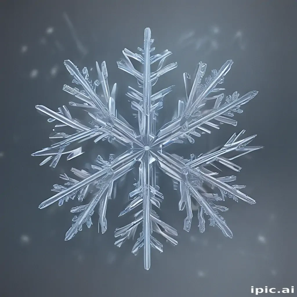 transparent snowflake