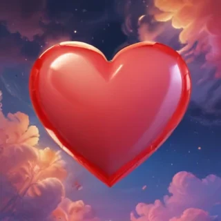 heart background aesthetic