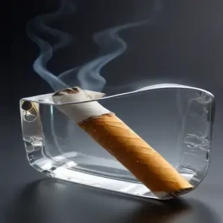 transparent cigarette