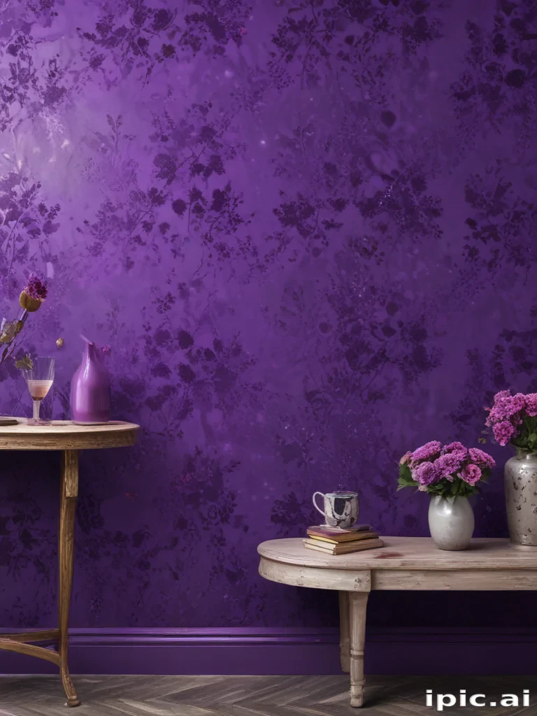 purple wallpaper with glitter