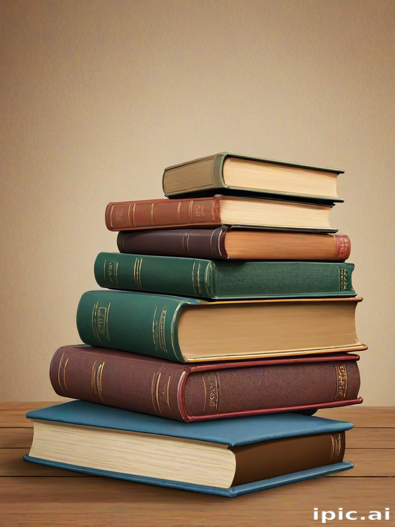 clipart stack of books