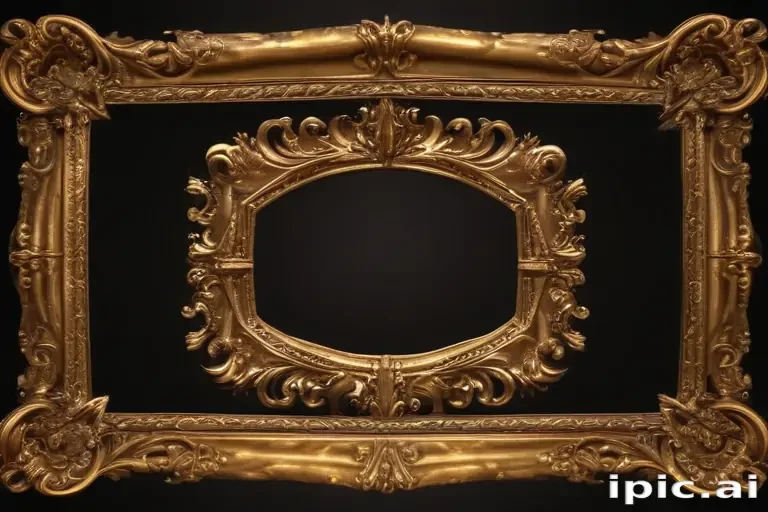 fancy gold frame