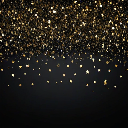 glitter background black