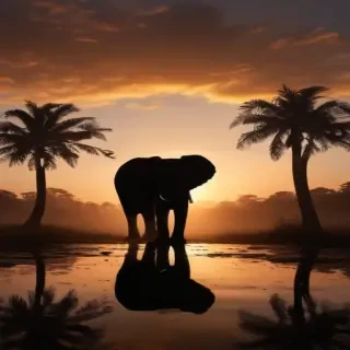 elephant silhouette