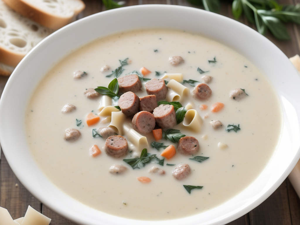 creamy parmesan italian sausage soup