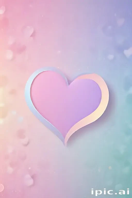 pastel heart wallpaper
