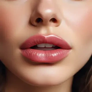 transparent lips