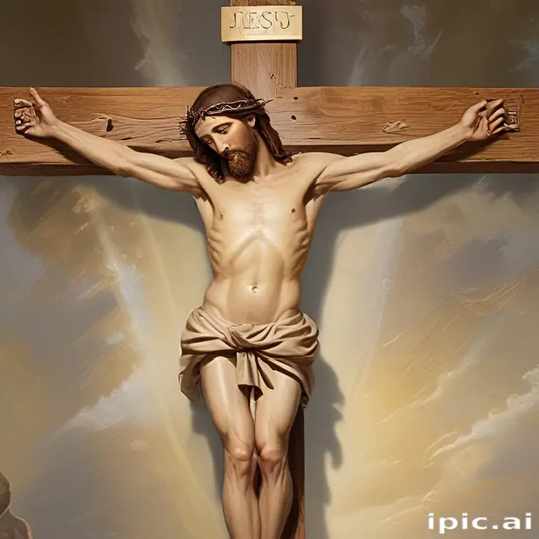 a picture of jesus on the cross
