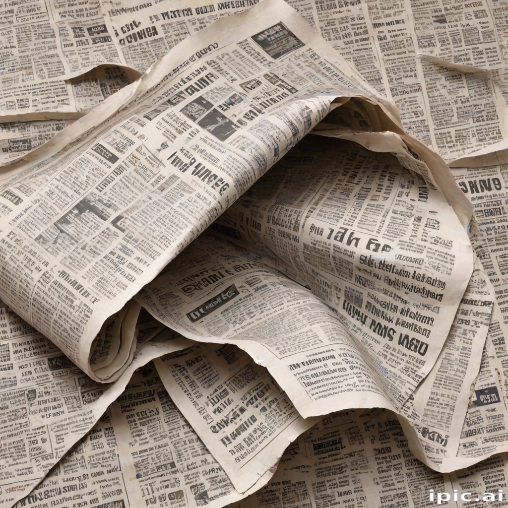 ripped newspaper png