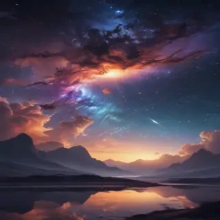 starry background aesthetic