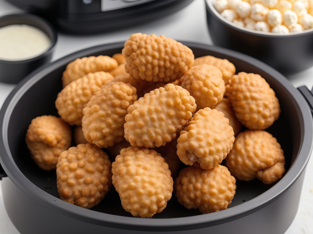 frozen popcorn chicken in air fryer