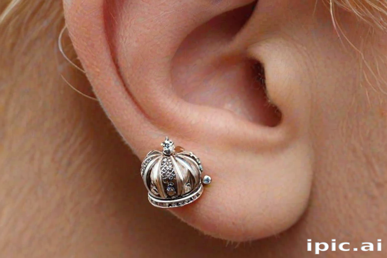 kings crown piercing