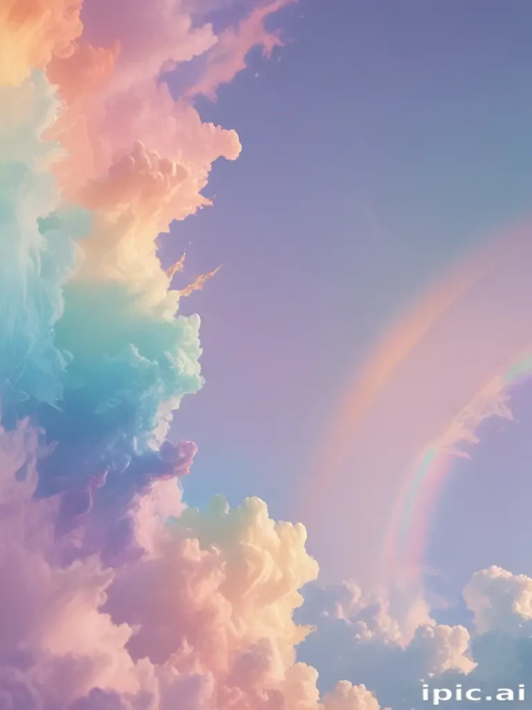 pastel rainbow bg