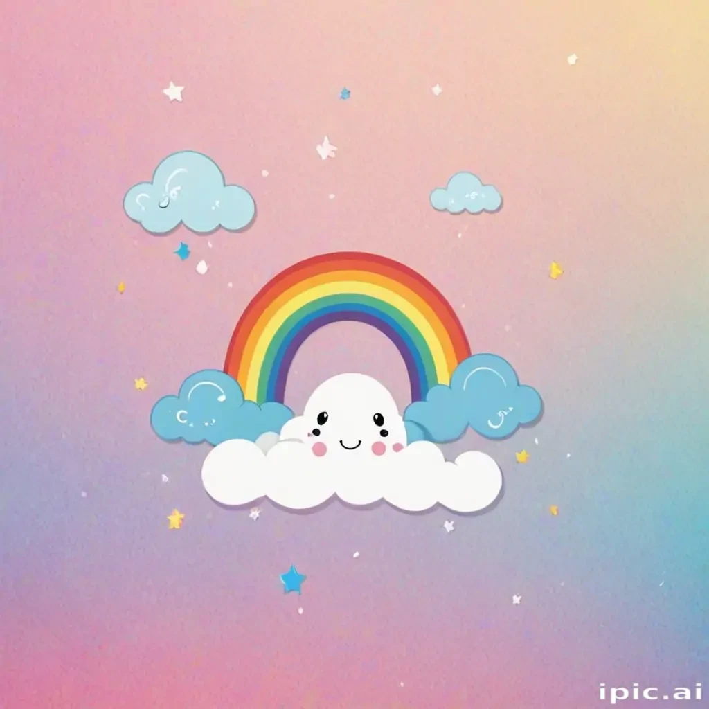 cute rainbow wallpaper