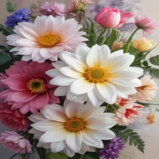 flowers to draw in color