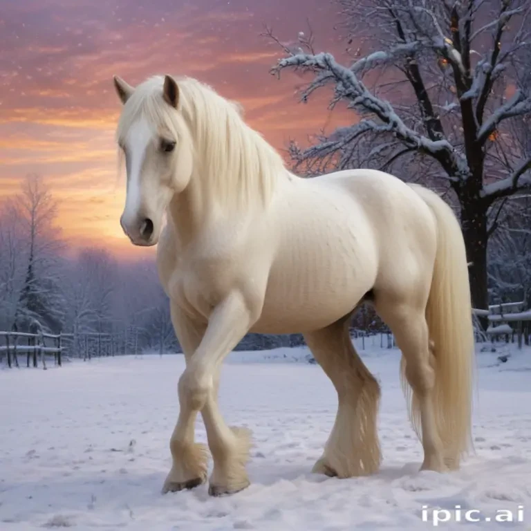 pictures of christmas horses
