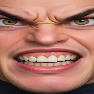 angry face
