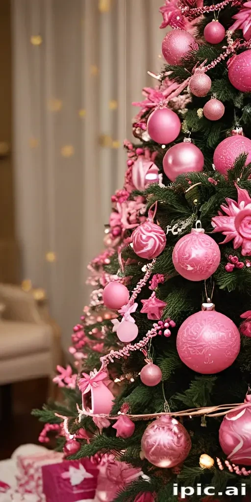 pink christmas pictures
