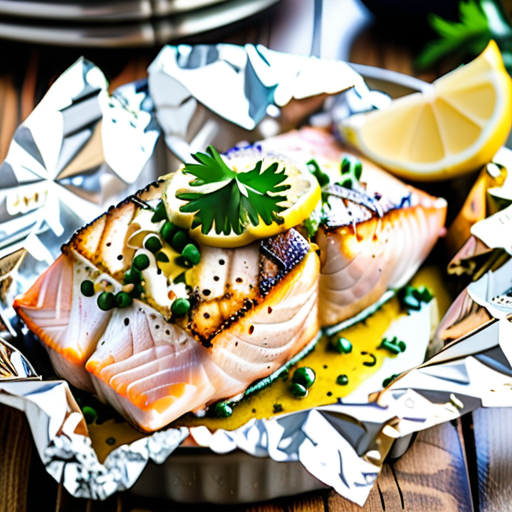 oven baked mahi mahi in foil