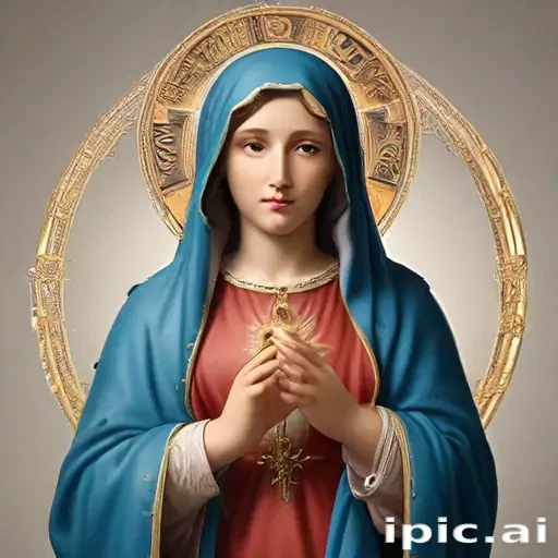 virgin mary clipart