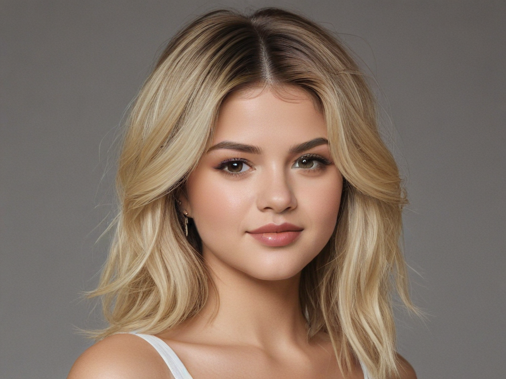 selena gomez blonde