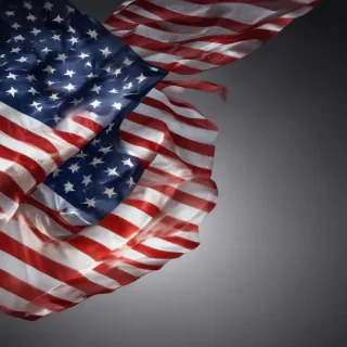 transparent american flag clipart