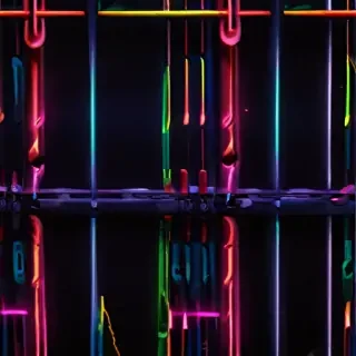 neon back ground