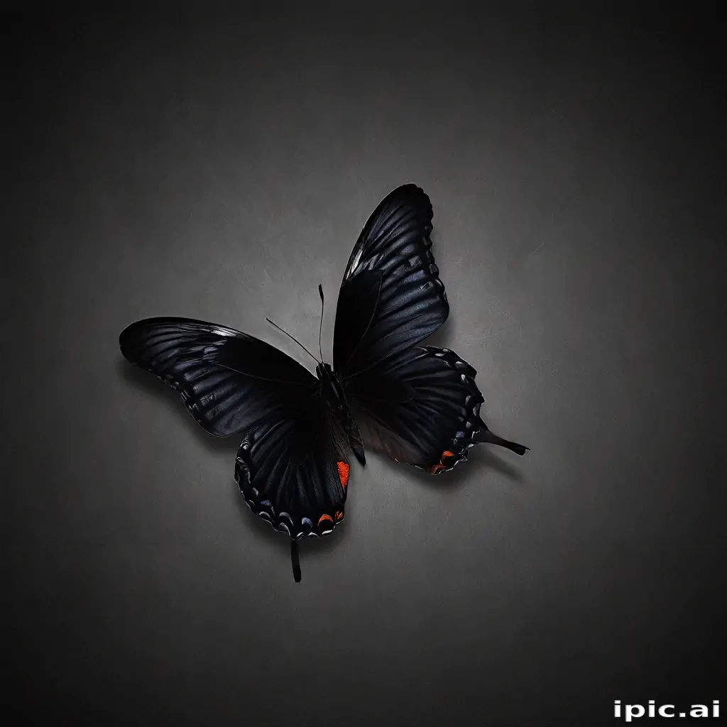 black butterfly wallpaper