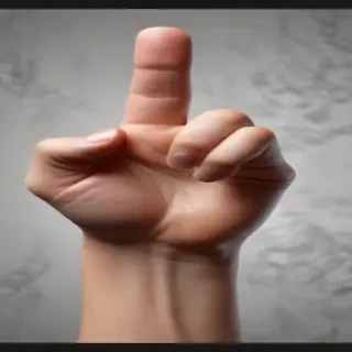 point finger png