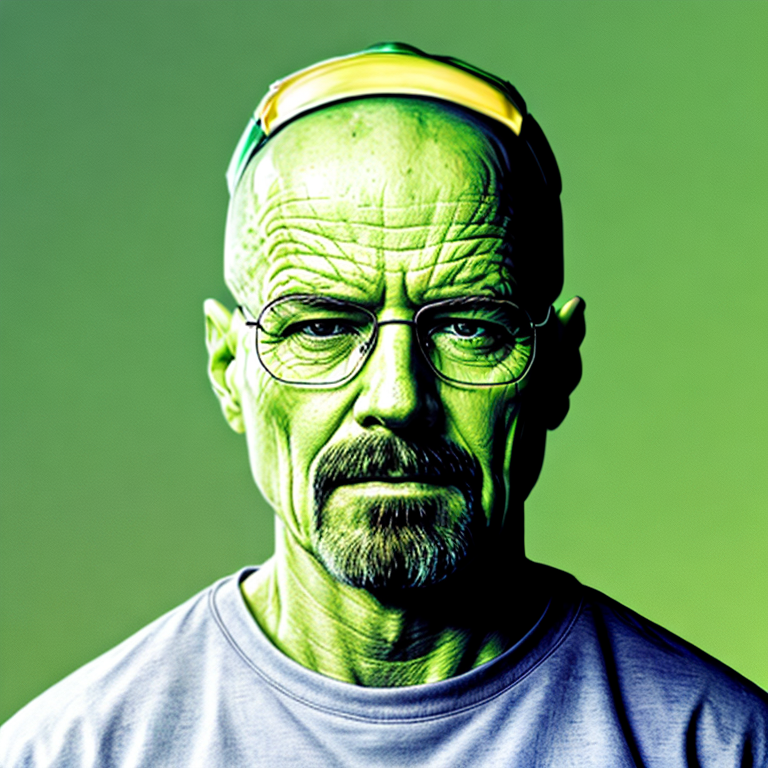 Breaking bad character Walter white baby art showing face to people ...
