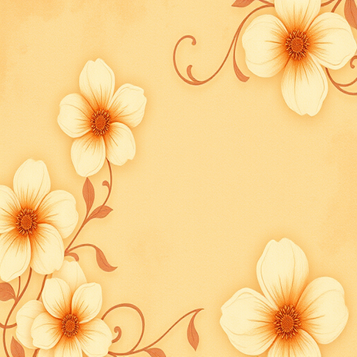 Create a vintage floral background with soft earthy tones and delicate swirling patterns, using a DSLR camera with a 50mm lens, aperture f/2.8, ISO 100, and a shallow depth of field for enhanced texture and detail.