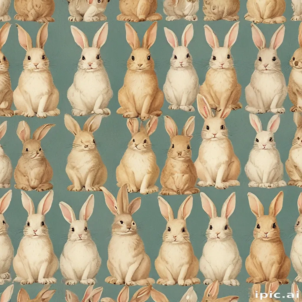 vintage bunnies