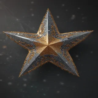 glitter star png