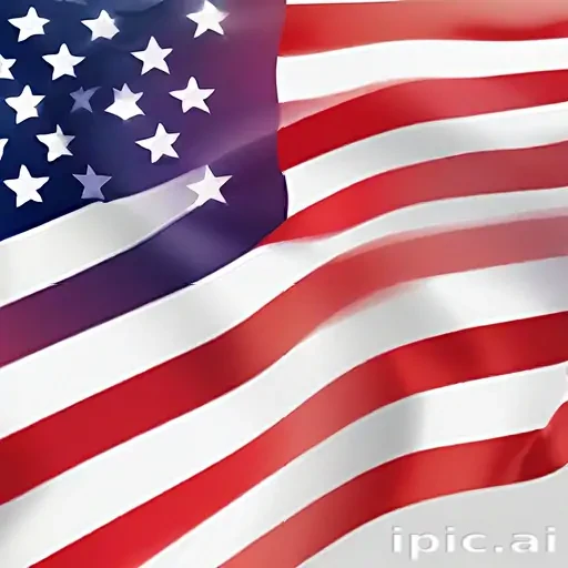 transparent american flag clipart
