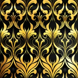 wallpaper black golden
