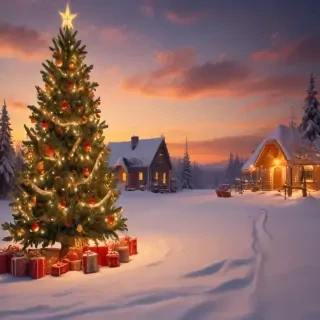 simple christmas wallpaper