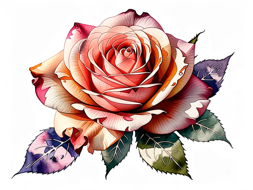 watercolor rose png