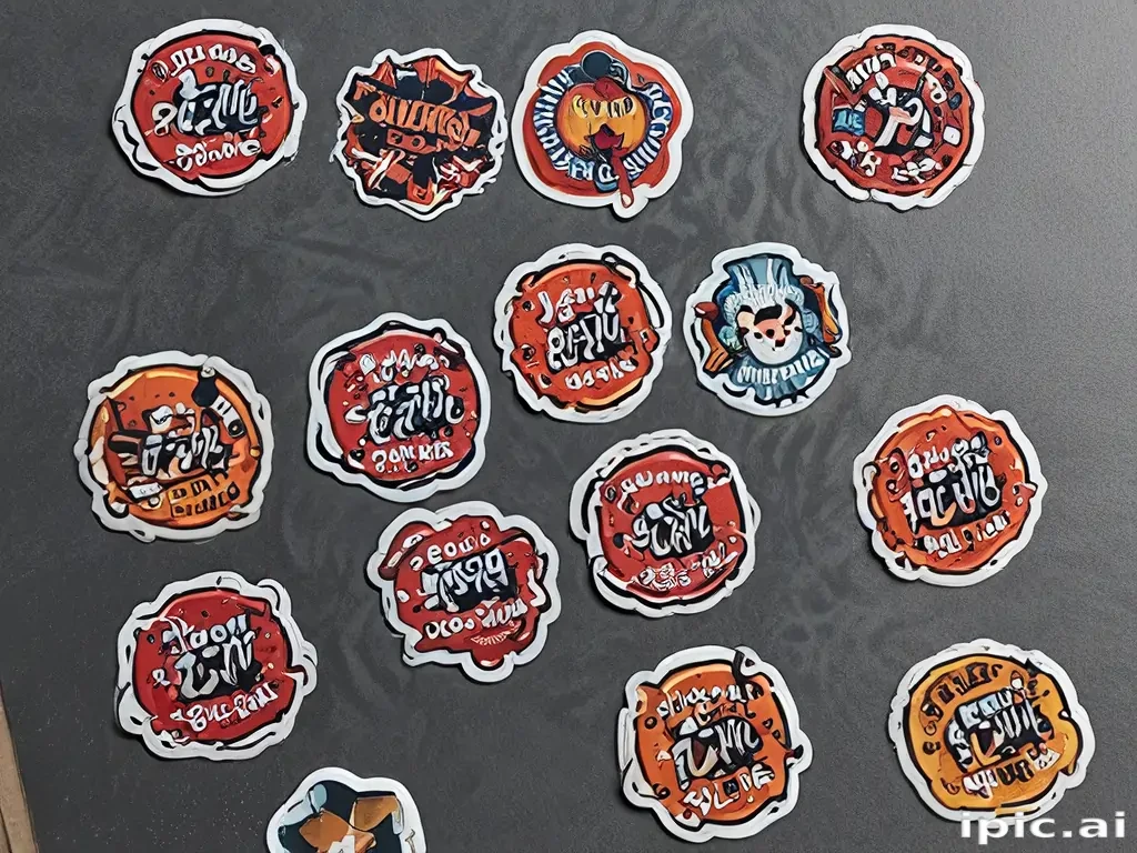 stickers mockup