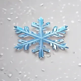 transparent background snowflake clipart
