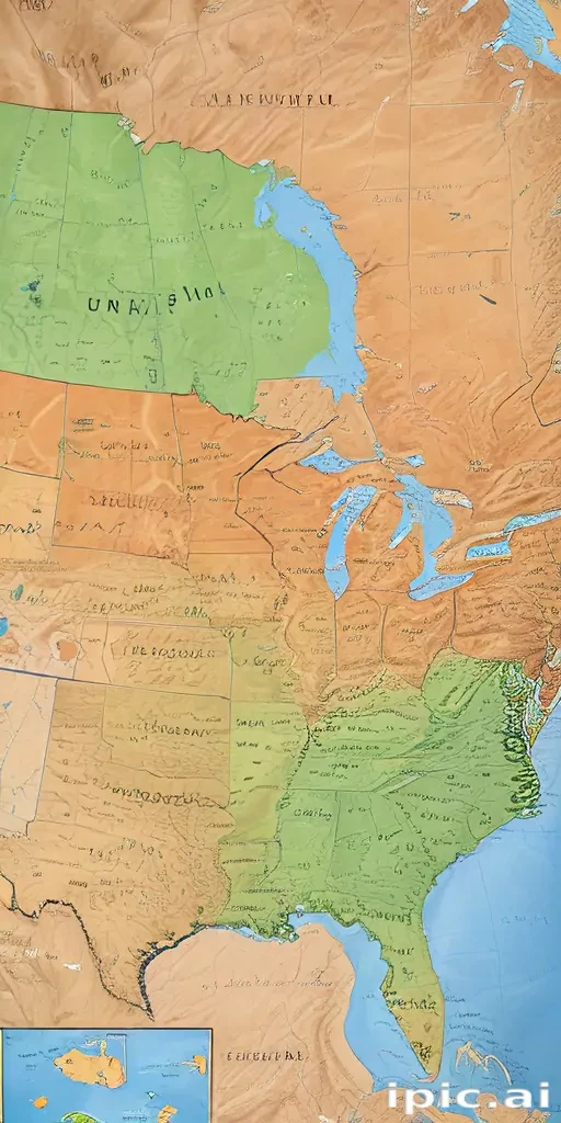map united states