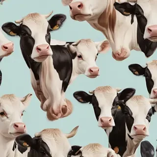 aesthetic cow print wallpaper