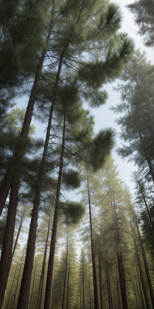 pine trees transparent background