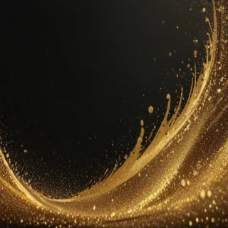 gold glitter png
