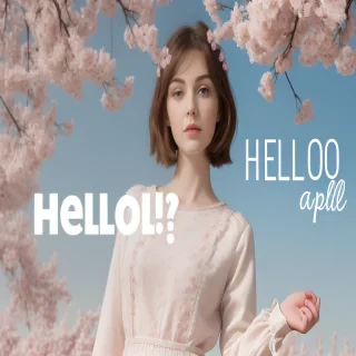 hello april images
