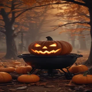 halloween aesthetic background