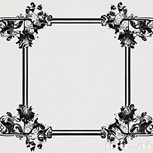 border clip art black and white